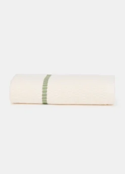 Asciugamano da bagno in cotone con righe multicolore