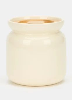 Barattolino in ceramica con coperchio