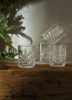 Bicchiere da whiskey decorato