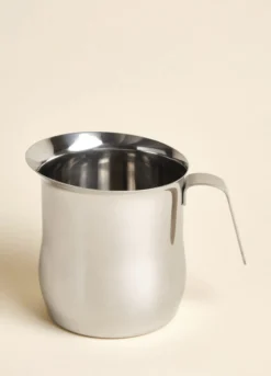 Bricco per il latte in acciaio