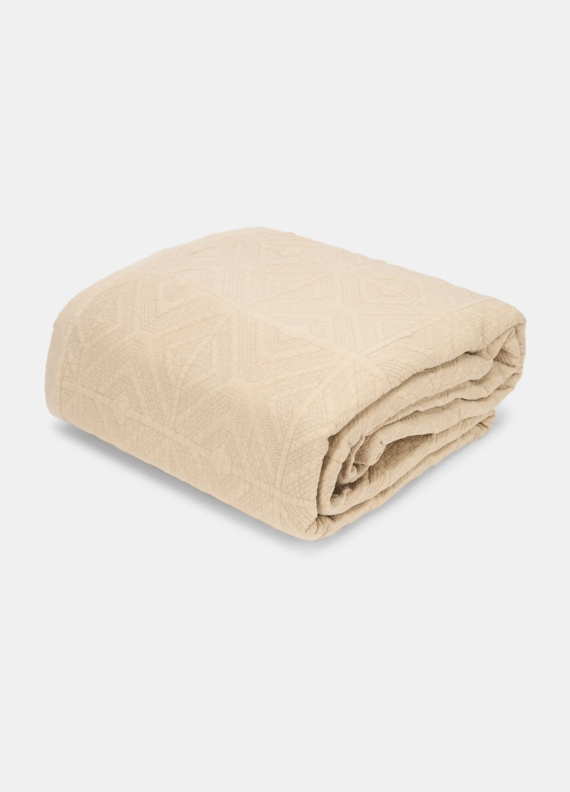 Coperta singola con ricamo