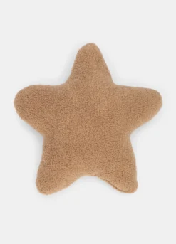 Cuscino stella imbottito con tessuto loop