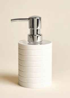 Dispenser sapone a righe in plastica
