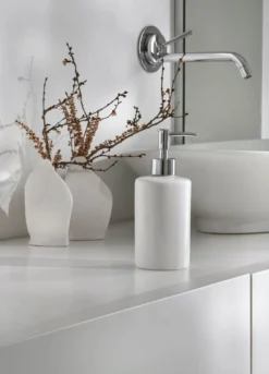 Dispenser sapone bianco
