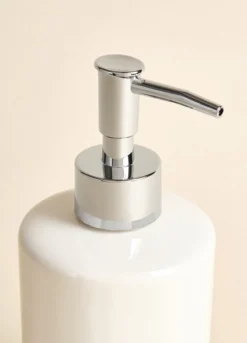 Dispenser sapone bianco