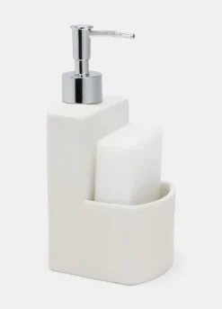 Dispenser sapone con porta saponetta
