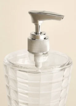 Dispenser sapone in plastica lavorata