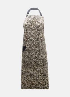 Grembiule in cotone con motivo animalier