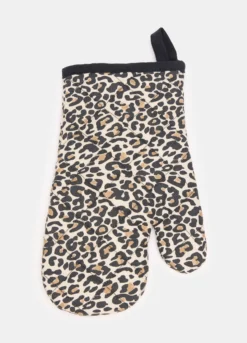 Guanto da forno con motivo animalier
