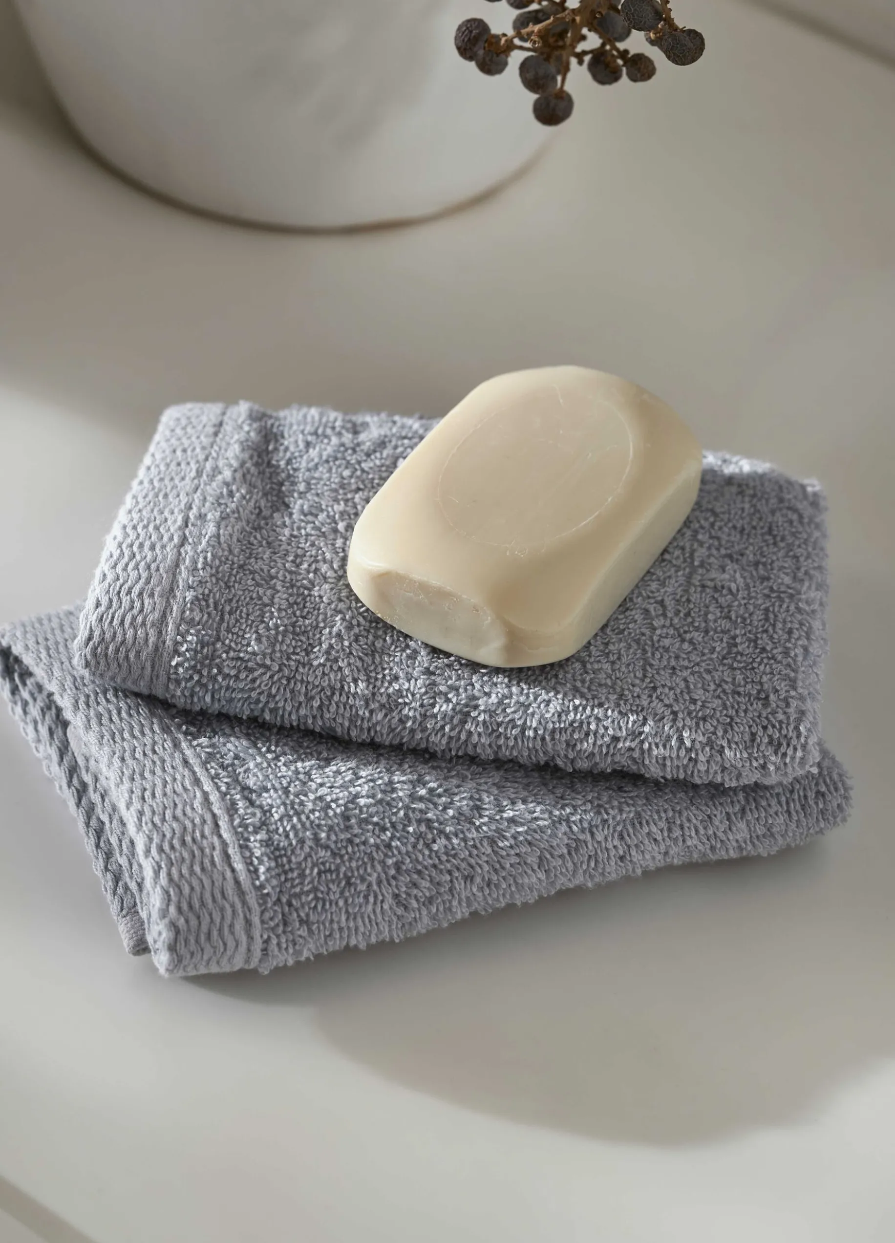 2 pack asciugamani piccoli in spugna di cotone