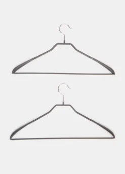2 pack grucce per abiti in plastica