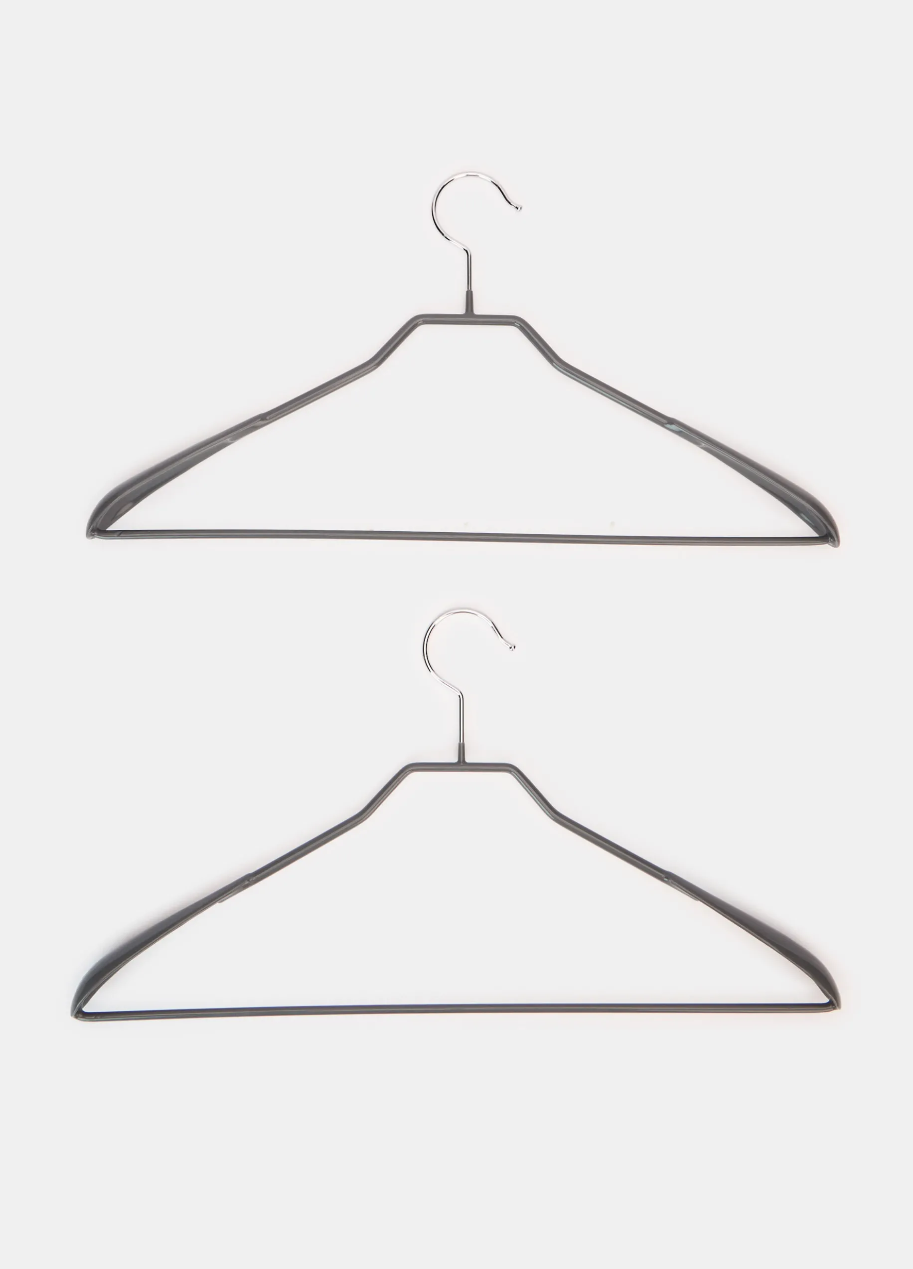 2 pack grucce per abiti in plastica