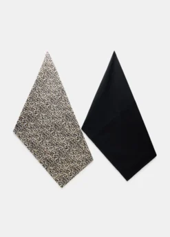 2 pack strofinacci con motivo animalier