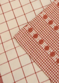 2 pack strofinacci in cotone zucche