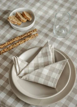 2 pack tovaglioli in cotone a quadretti