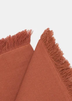 2 pack tovaglioli in cotone con frange