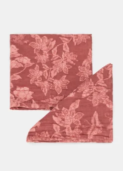 2 pack tovaglioli in cotone lavato con stampa jacquard