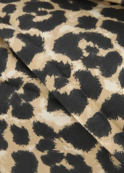 Parure copripiumino in raso di cotone animalier