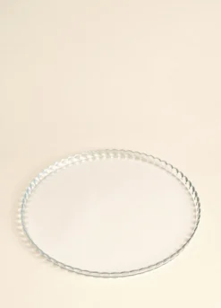 Piatto per torte in vetro