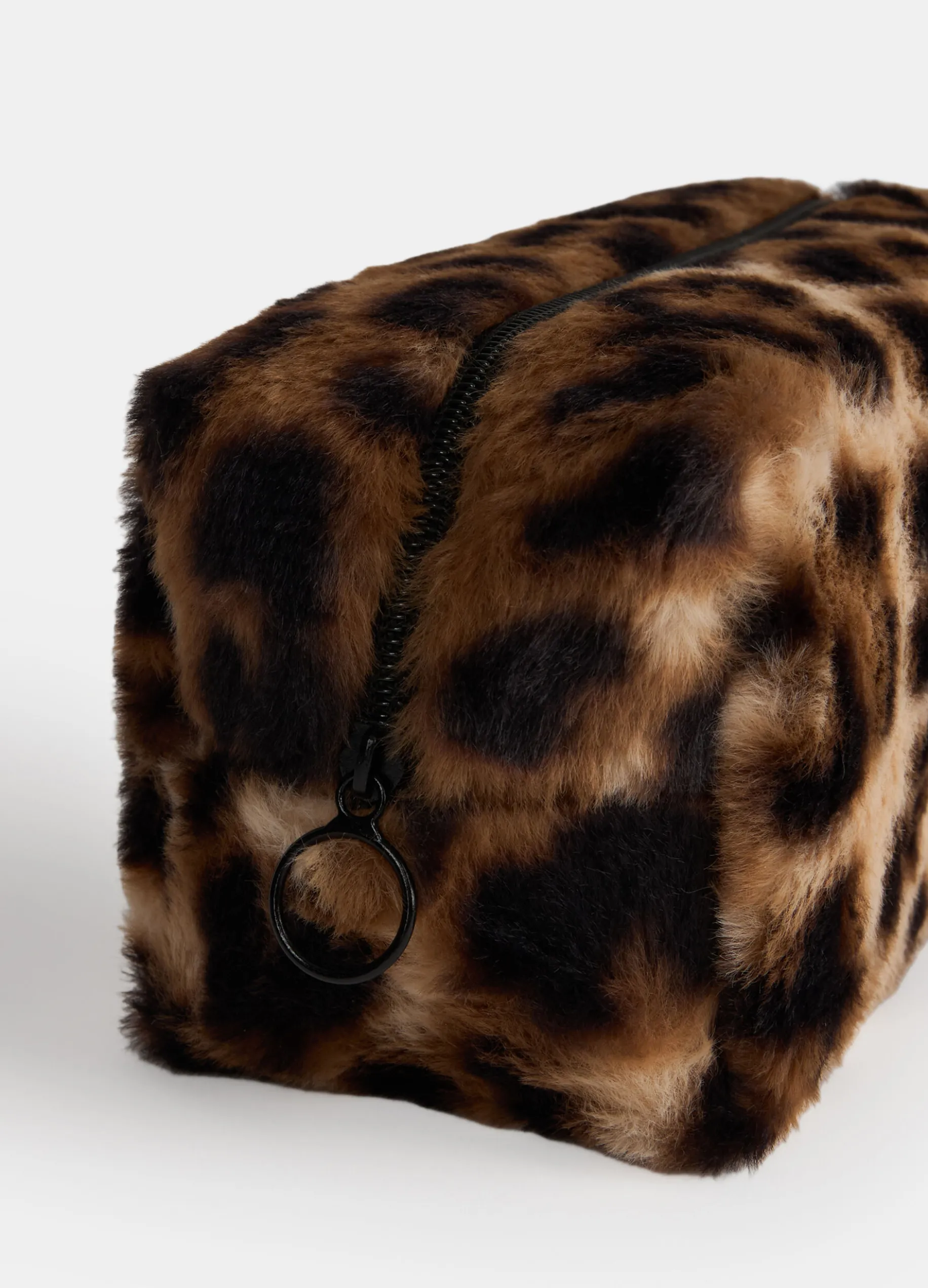 Pochette con motivo leopardato