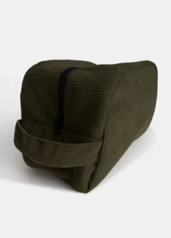 Pochette grande in velluto a costine