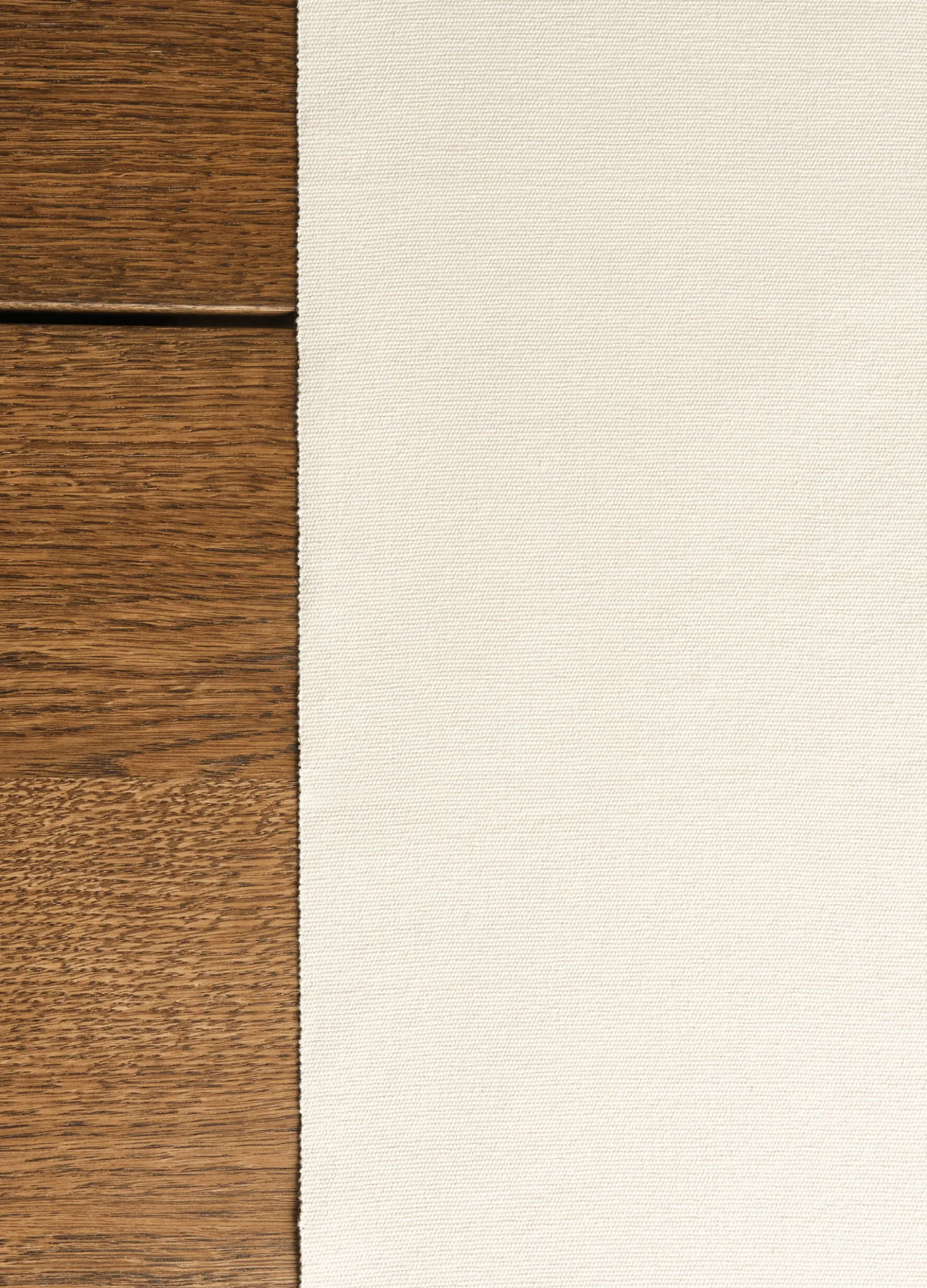 Runner in cotone bio con frange