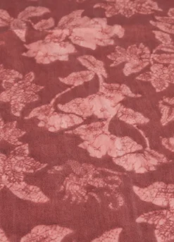 Runner in cotone lavato con stampa jacquard