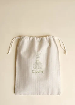Sacchetto di puro cotone per cipolle