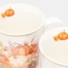 Set tazze in ceramica con stampa zucca