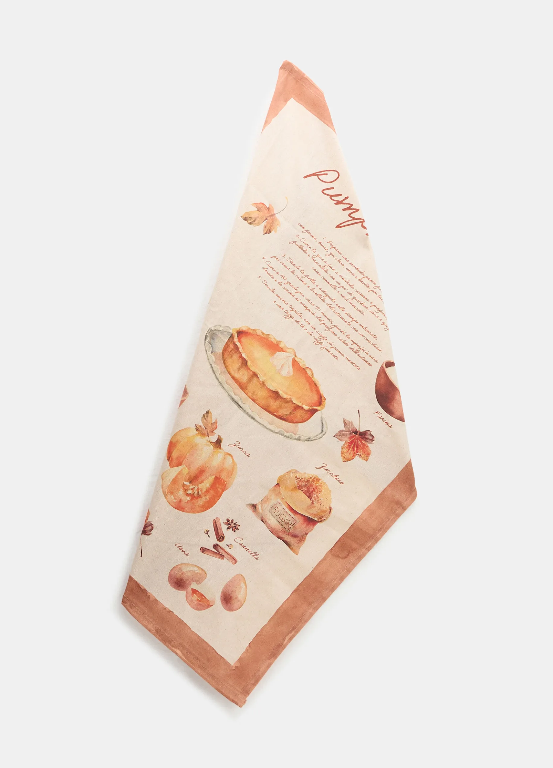 Strofinaccio con stampa Pumpkin Pie