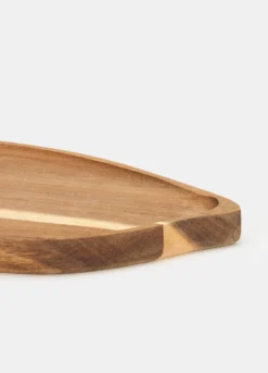Tagliere da cucina a foglia in legno di acacia