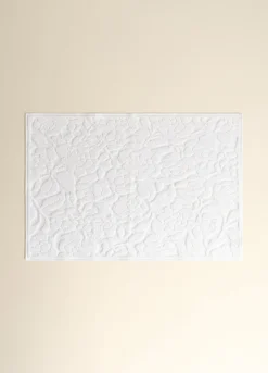Tappeto in puro cotone jacquard Made in Portugal