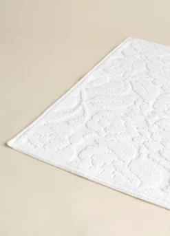 Tappeto in puro cotone jacquard Made in Portugal