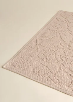 Tappeto in puro cotone jacquard Made in Portugal