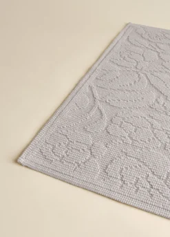 Tappeto in puro cotone jacquard Made in Portugal