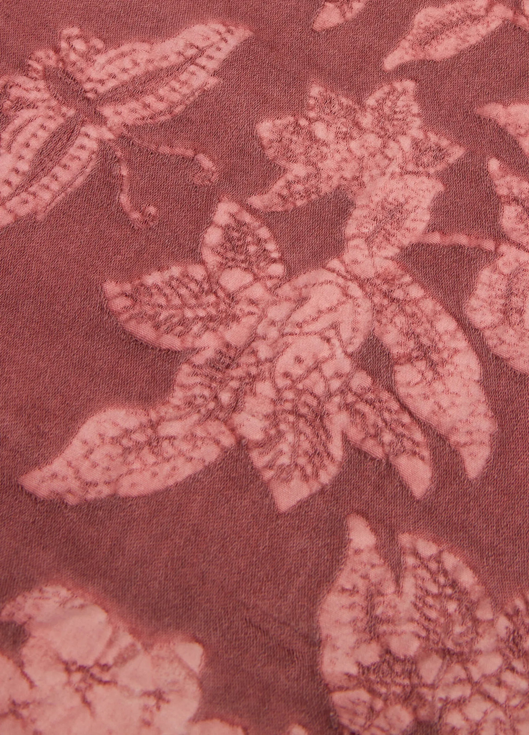 Tovaglia 8 posti in cotone lavato con stampa jacquard