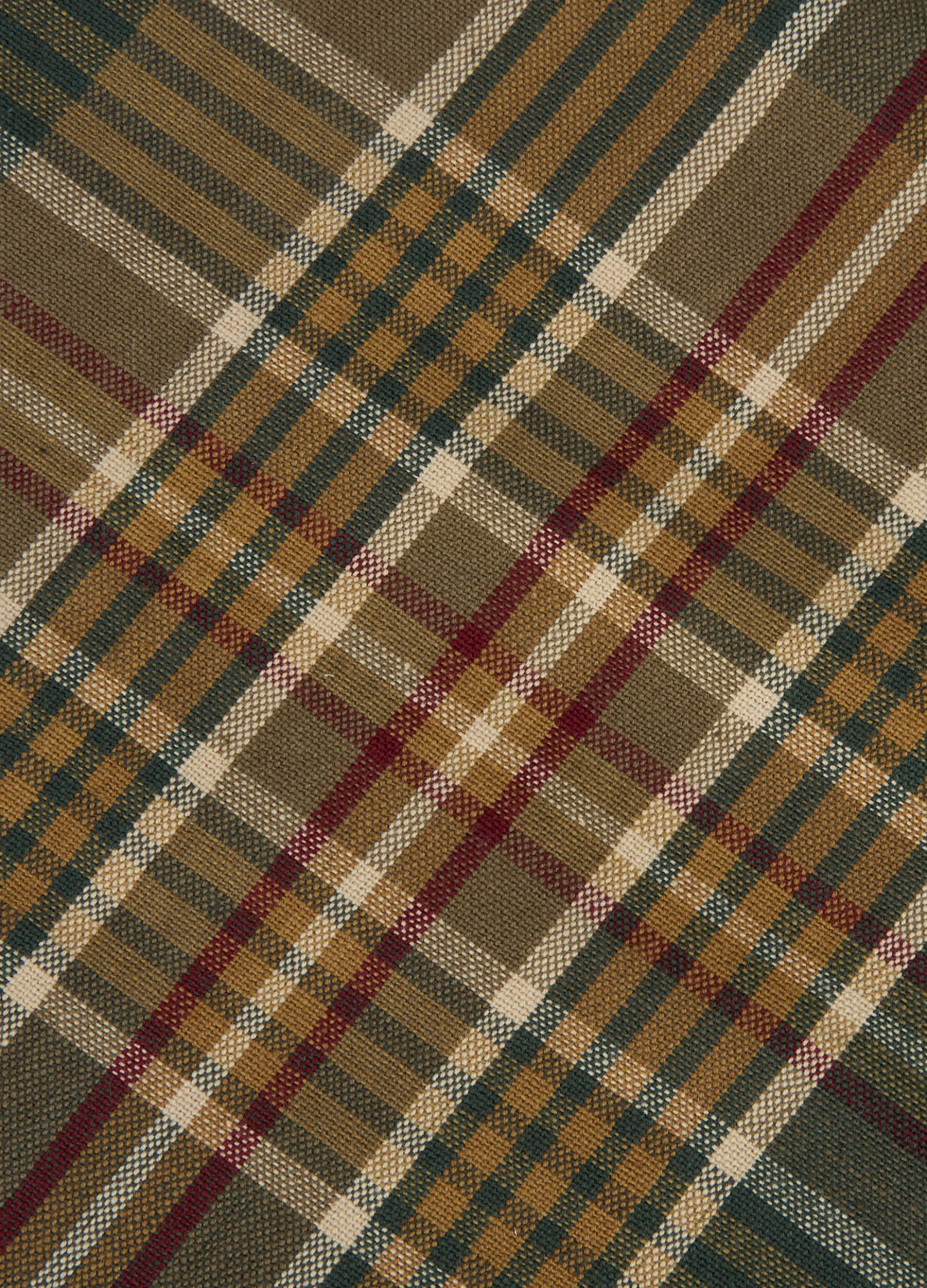 Tovaglia 8 posti in cotone tartan