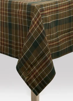 Tovaglia 8 posti in cotone tartan