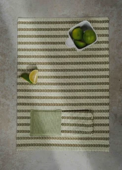Tovaglietta in cotone bio con fazzoletto