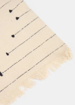 Tovaglietta in cotone con frange