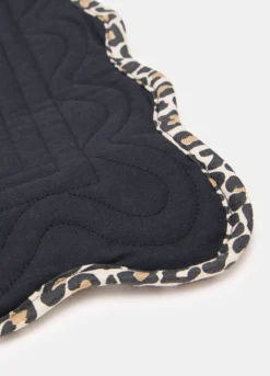 Tovaglietta rettangolare con orlo animalier