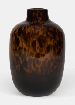 Vaso medio in vetro maculato