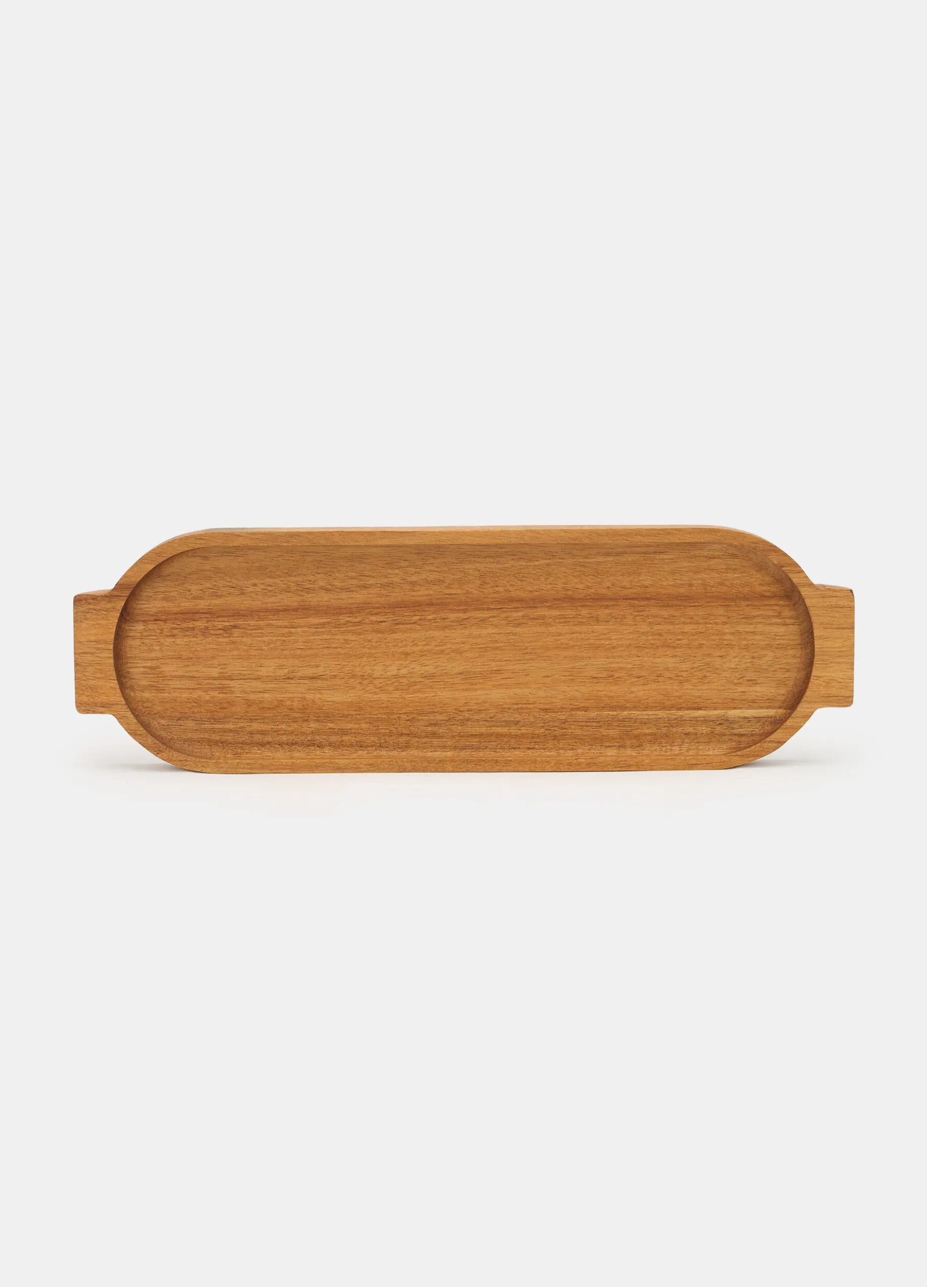 Vassoio ovale in legno di acacia
